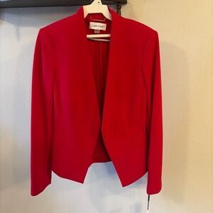 Calvin Klein Vibrant Red Women's Blazer